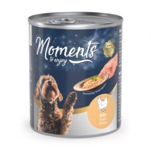 MOMENTS Nassfutter Hund Adult Huhn 6x220 g