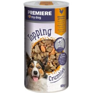 PREMIERE Topping Crumble 6x60 g Hühnerleber mit Karotte