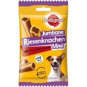 Pedigree Jumbone Riesenknochen Mini mit Rind und Geflügel 4 Stück