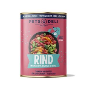 Pets Deli Adult Rind mit Brokkoli, Papaya, Amaranth & Basilikum 6x400g