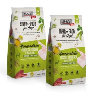 MAC's Dog Mono Adut Trockenfutter Kaninchen 2x12 kg