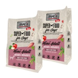 MAC's Dog Mono Mini Adult Trockenfutter Truthahn & Süßkartoffel 2x7 kg