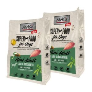 MAC's Dog Mono Mini Adult Trockenfutter Lamm & Süßkartoffel 2x3 kg