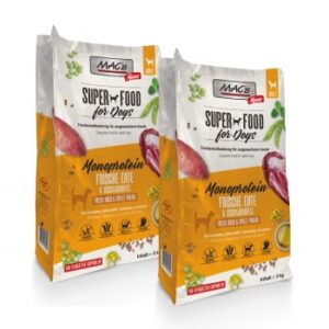 MAC's Dog Mono Adut Trockenfutter Ente 2x3 kg