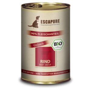 ESCAPURE Nassfutter Hund Bio Adult Rind 6x400 g