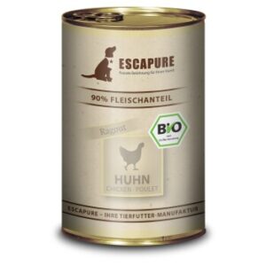 ESCAPURE Nassfutter Hund Bio Adult Huhn 6x400 g