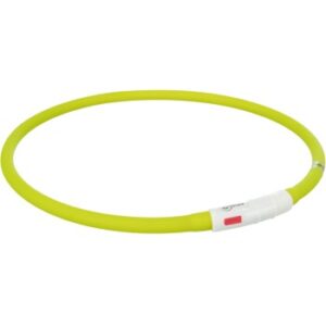 Trixie Flash Leuchtring USB, XS-XL 70 cm/ø 10 mm grün