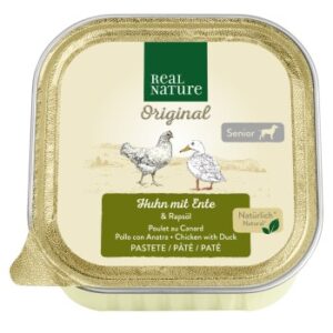 REAL NATURE Senior Huhn mit Ente und Rapsöl 17x100g