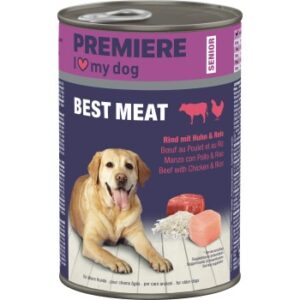 PREMIERE Best Meat Senior Rind mit Huhn und Reis 6x400 g