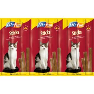 FIT+FUN Sticks 25x10 Stück Geflügel und Leber