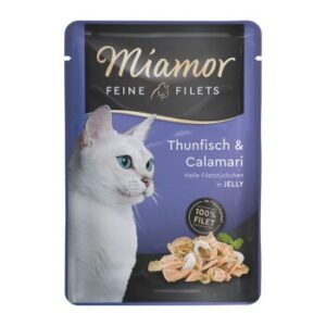 Miamor Feine Filets in Jelly Thunfisch und Calamari 24x100 g