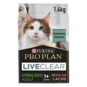 PRO PLAN Liveclear Sterilised Adult Lachs 1.4 kg