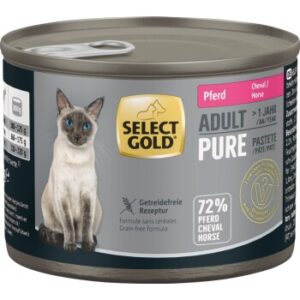 SELECT GOLD Pure Adult Paté Pferd 12x200 g