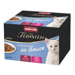 animonda Vom Feinsten Kitten Raffinesse in Sauce Mixpack 24x85 g