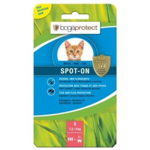 Bogadent Spot-On Anti-Parasit für Katzen S 3x0,7ml
