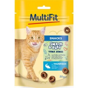MultiFit Snack&Play Tuna Rings, 50 g