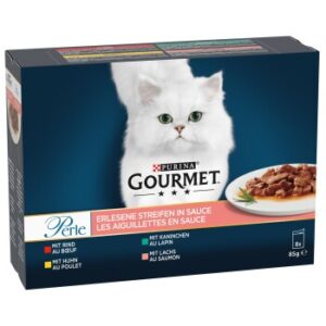 GOURMET Perle Erlesene Streifen 8x85g