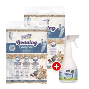Bunny Bedding Comfort 2x20L + Bunny "alles Klärchen" Gehege-Pflege 500ml gratis