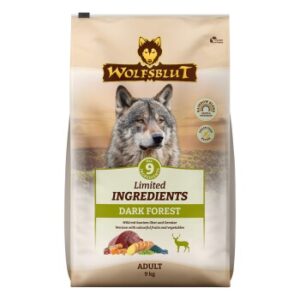 WOLFSBLUT Limited Ingredients Trockenfutter Hund, Adult, Dark Forest 2x9 kg