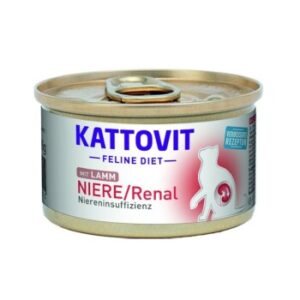 KATTOVIT Feline Diet Nassfutter Katze Niere/Renal Adult Lamm 12x85 g