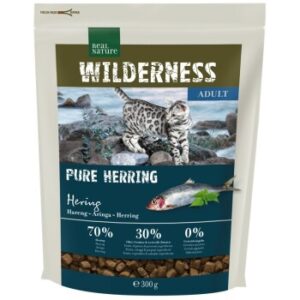 REAL NATURE WILDERNESS Trockenfutter Katze, Adult, Pure Herring 300 g