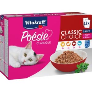 Vitakraft Poésie Classique 12x85g in Sauce