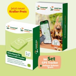 Fressnapf GPS-Tracker für Katzen + Befestigung grün