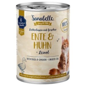 Sanabelle 6x400g Ente und Huhn