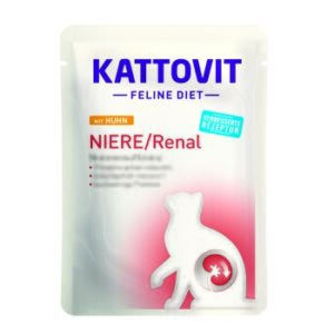 KATTOVIT Feline Diet Nassfutter Katze Niere/Renal Adult Huhn 24x85 g