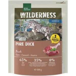 REAL NATURE WILDERNESS Trockenfutter Katze, Adult, Pure Duck 300 g