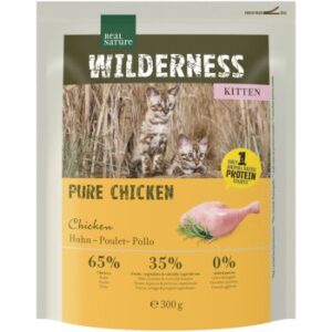 REAL NATURE WILDERNESS Trockenfutter Katze, Kitten, Pure Chicken 300 g