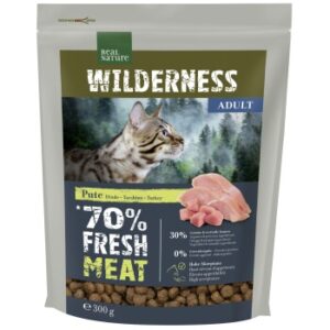 REAL NATURE WILDERNESS Trockenfutter Katze, Adult, Fresh Meat, Pute 300 g