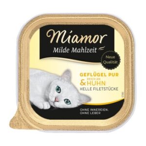 Miamor Milde Mahlzeit Geflügel pur und Huhn 16x100 g
