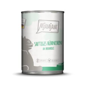 MjAMjAM Nassfutter Katze Adult 6x400 g Huhn und Brokkoli