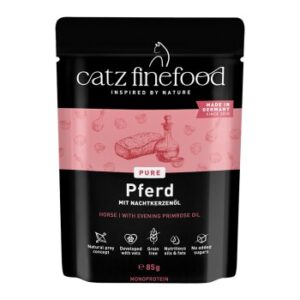 Catz finefood Nassfutter Katze Purrrr Adult Pferd 16x85 g
