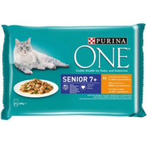 Purina ONE Senior 7+ Huhn in Sauce 48x85g