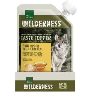 REAL NATURE WILDERNESS Snack Hund Taste Topper Bone Broth 6 x 200 g Huhn
