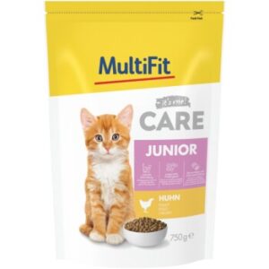 MultiFit MultiFt Care Trockenfutter Katze, Junior, Huhn 750 g