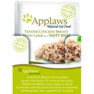 Applaws Nsssfutter Katze Adult in Gelee 16x70 g Huhn mit Lamm