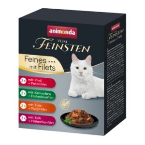animonda Vom Feinsten Adult Feines mit Filets 8x85 g