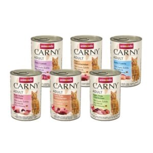animonda Carny Nassfutter Katze Adult, Mixpaket 6x400 g