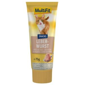 MultiFit Snackpaste Leberwurst Leberwurst 3x75 g