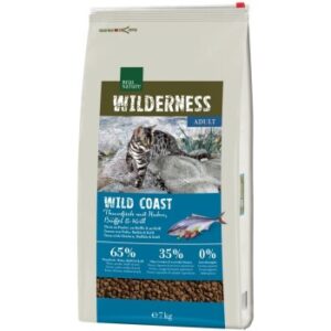 REAL NATURE WILDERNESS Trockenfutter Katze, Adult, Wildcoast, Thunfisch mit Huhn, Büffel & Krill 7 kg