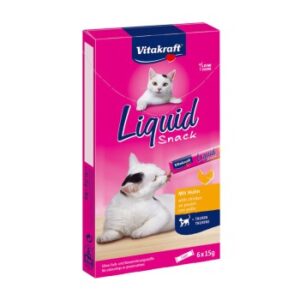 Vitakraft Liquid Snack + Huhn & Taurin 66x15g