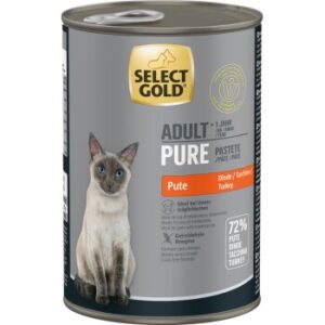 SELECT GOLD Pure Adult Paté Pute 12x400 g