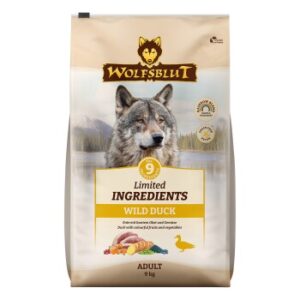 WOLFSBLUT Limited Ingredients, Trockenfutter Hund, Adult, Wild Duck 9 kg