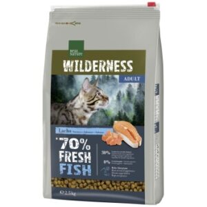 REAL NATURE WILDERNESS Trockenfutter Katze, Adult, Fresh Fish, Lachs 2.5 kg