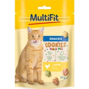 MultiFit Cookies Happy Mix mit Huhn, 50 g