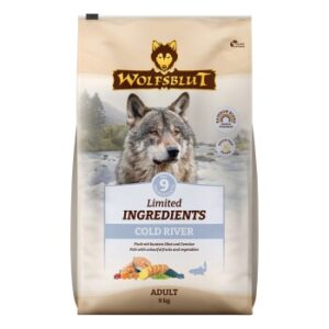 WOLFSBLUT Limited Ingredients Trockenfutter Hund, Adult, Cold River 9 kg