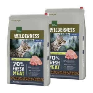 REAL NATURE WILDERNESS Trockenfutter Katze, Adult, Fresh Meat, Pute 2x2.5 kg